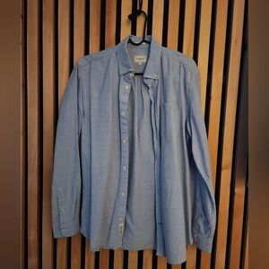 Frank & Oak Light Blue Casual Button-Down Shirt